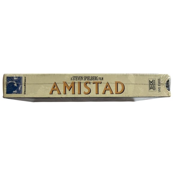 Amistad VHS 1997 A Steven Spielberg Film DreamWorks New Factory Sealed - Picture 5 of 6